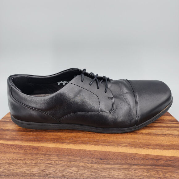 Birchbury Brenston Shoes Men\'s 15 Black Leather Barefoot Minimalist Derby Oxford s-l1200.jpg main image 4